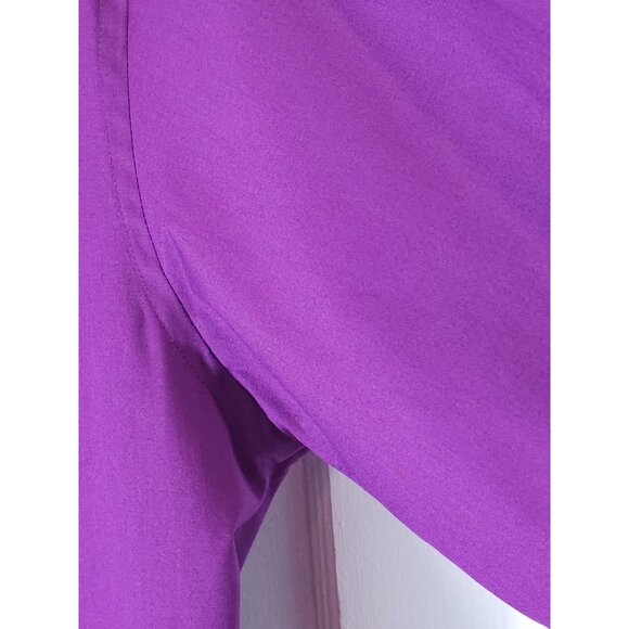 J. Ferrar Modern Fit Purple Long Sleeve Men's Shirt M 15-15.5 34-35 Cotton/Polye - Picture 9 of 12